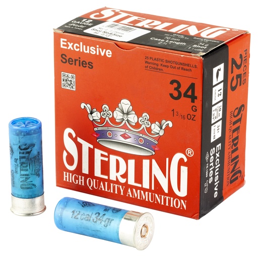 [GLOSRL8698779951023] STERLING EXCLSV 12GA 2.75" #4 25/250