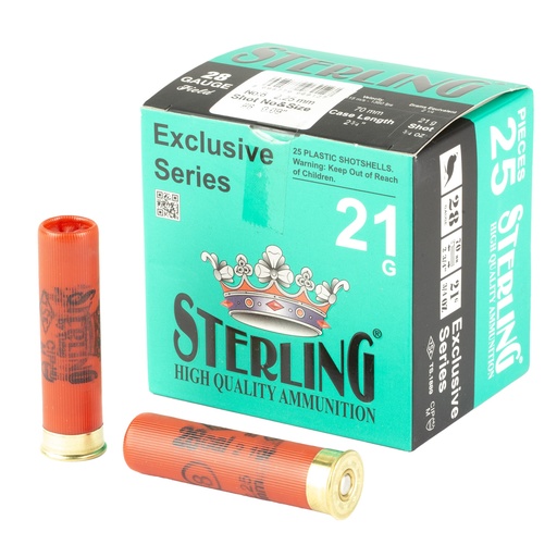 [GLOSRL8698779969127] STERLING EXCLSV 28GA 2.75" #8 25/250