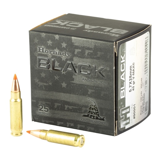 [H90001] HRNDY BLK 5.7X28MM 40GR V-MAX 25/250