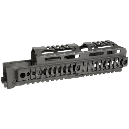 [MWMI-AK-ALPHA-QR-10] MIDWEST AK ALPHA QUAD RAIL 10" BLK