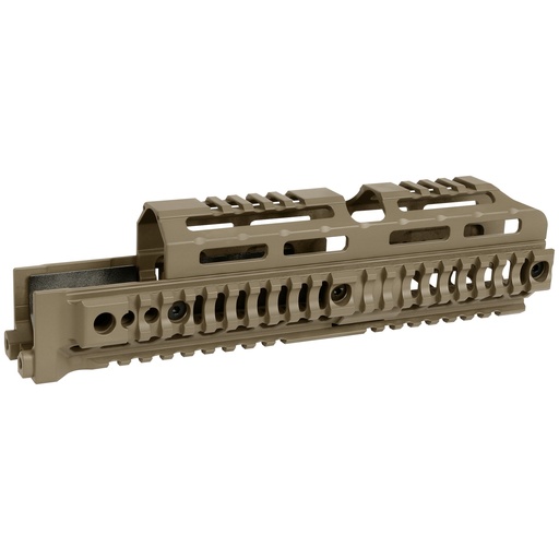 [MWMI-AK-ALPHA-QR-10FDE] MIDWEST AK ALPHA QUAD RAIL 10" FDE