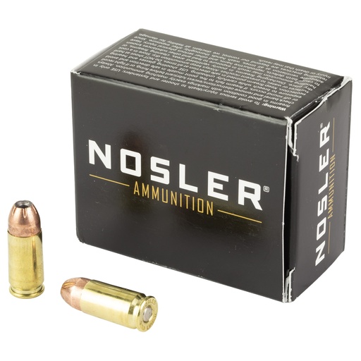 [NOS51285] NOSLER ASP 9MM 115GR HG JHP 20/400