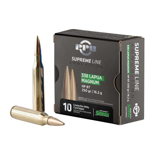 [PPUPPMK338] PPU SUPREME 338LAP 250GR HPBT 10/200