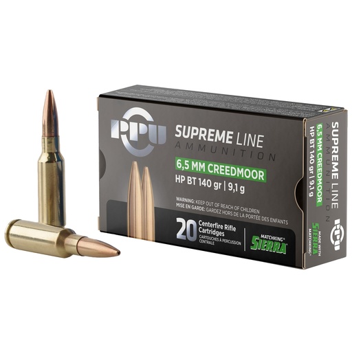 [PPUPPMK65C] PPU SUPREM 6.5CRED 140GR HPBT 20/200