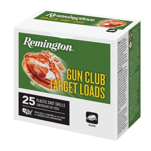 [REM20234] REM GUN CLUB 12GA 2.75" 1 1/8OZ #8