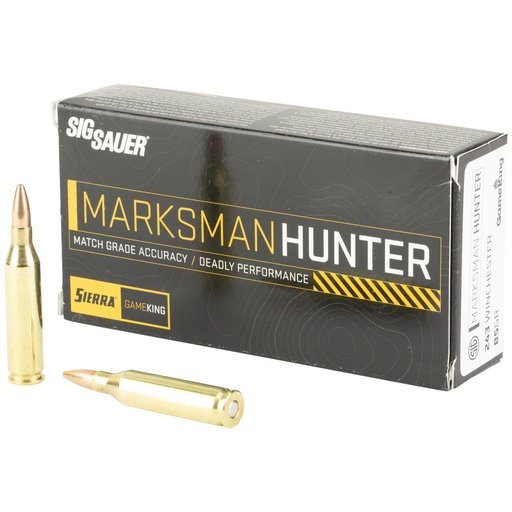 [SGE243GK85-20] SIG AMMO 243WIN 85GR GK 20/200