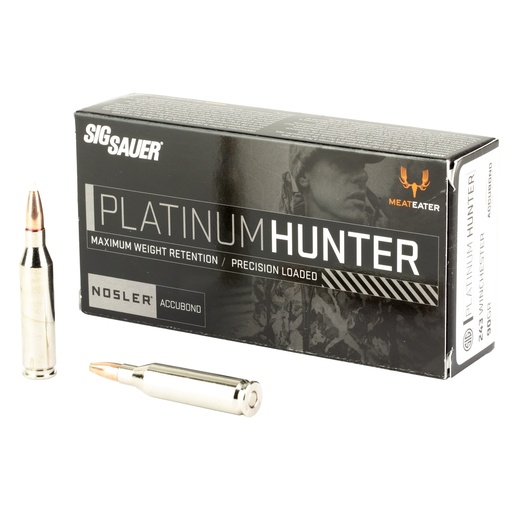 [SGE243PH90-20] SIG AMMO 243WIN 90GR AB 20/200