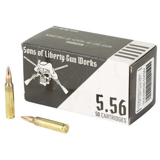 [SOLGW556-55FMJ-1000] SOLGW 556NATO 55GR FMJ 50/1000