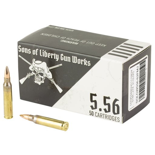 [SOLGW556-62FMJ-1000] SOLGW 556NATO 62GR FMJ 50/1000