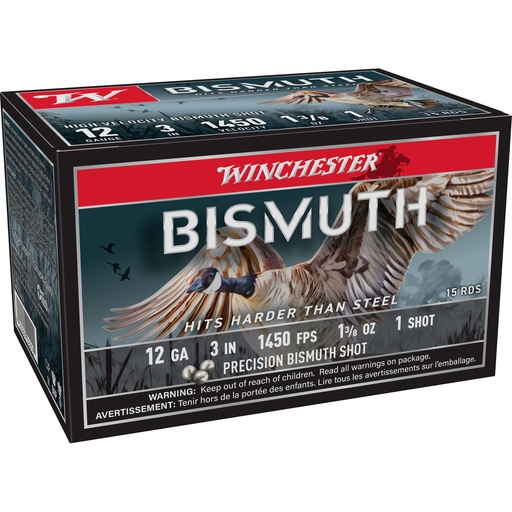 [WNSWB1231XV] WIN BISMUTH 12GA 3" #1 15/150