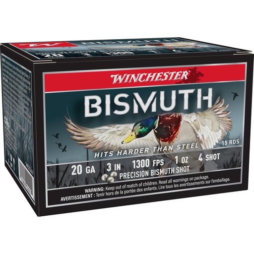 [WNSWB2034XV] WIN BISMUTH 20GA 3" #4 15/150