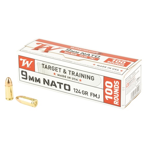 [WNW9NATOVPY] WIN USA 9MM NATO 124GR FMJ 100/1000