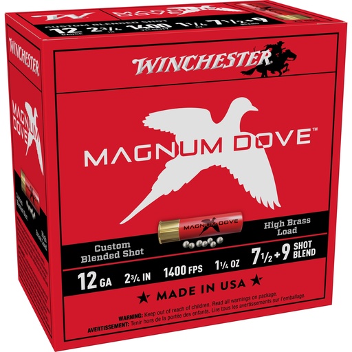 [WNMD1279] WIN MGNM DOVE 12GA 2.75" #7.5 25/250