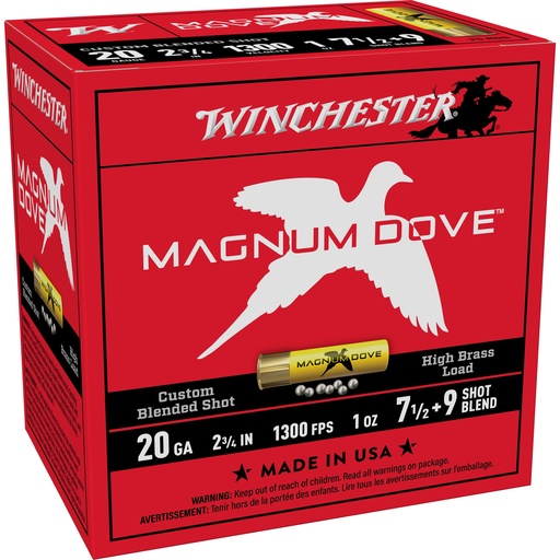 [WNMD2079] WIN MGNM DOVE 20GA 2.75" #7.5 25/250