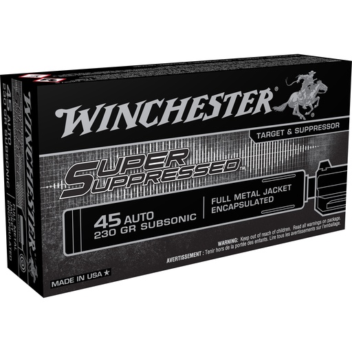[WNSUP45] WIN SPR SUP 45ACP 230GR FMJ 50/500