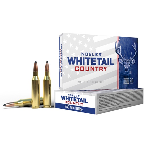 [NOS40122] NOSLER WCA 243WIN 100GR SB SP 20/200