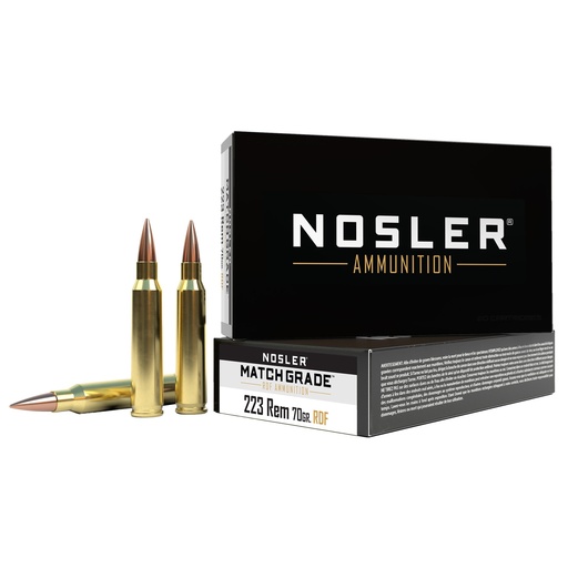[NOS60130] NOSLER RDF 223 REM 70GR HPBT 20/200