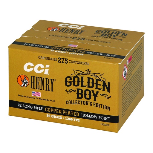 [CCIHGB22] CCI HENRY GB EDITION 22LR 36GR CPHP