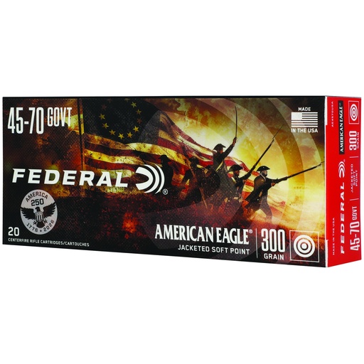 [FEAE4570USA] FED 250TH ANV 45-70GOVT 300GR SP