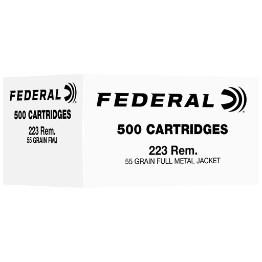 [FEFC223F500] FED 223REM 55GR FMJ 500/1000