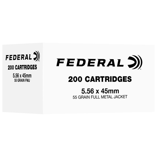 [FEFC556F200] FED 5.56NATO 55GR FMJ 200/1000
