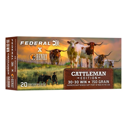 [FELG3030CATT] FED HMRDWN 3030WIN 150GR HNRY/CTL ED