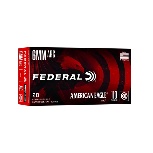 [FEAE6ARC1] FED AM EAGLE 6MMARC 110GR TMJ 20/200